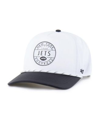 '47 Brand - Men's White/Black New York Jets Suburbia Hitch Two-Tone Adjustable Hat
