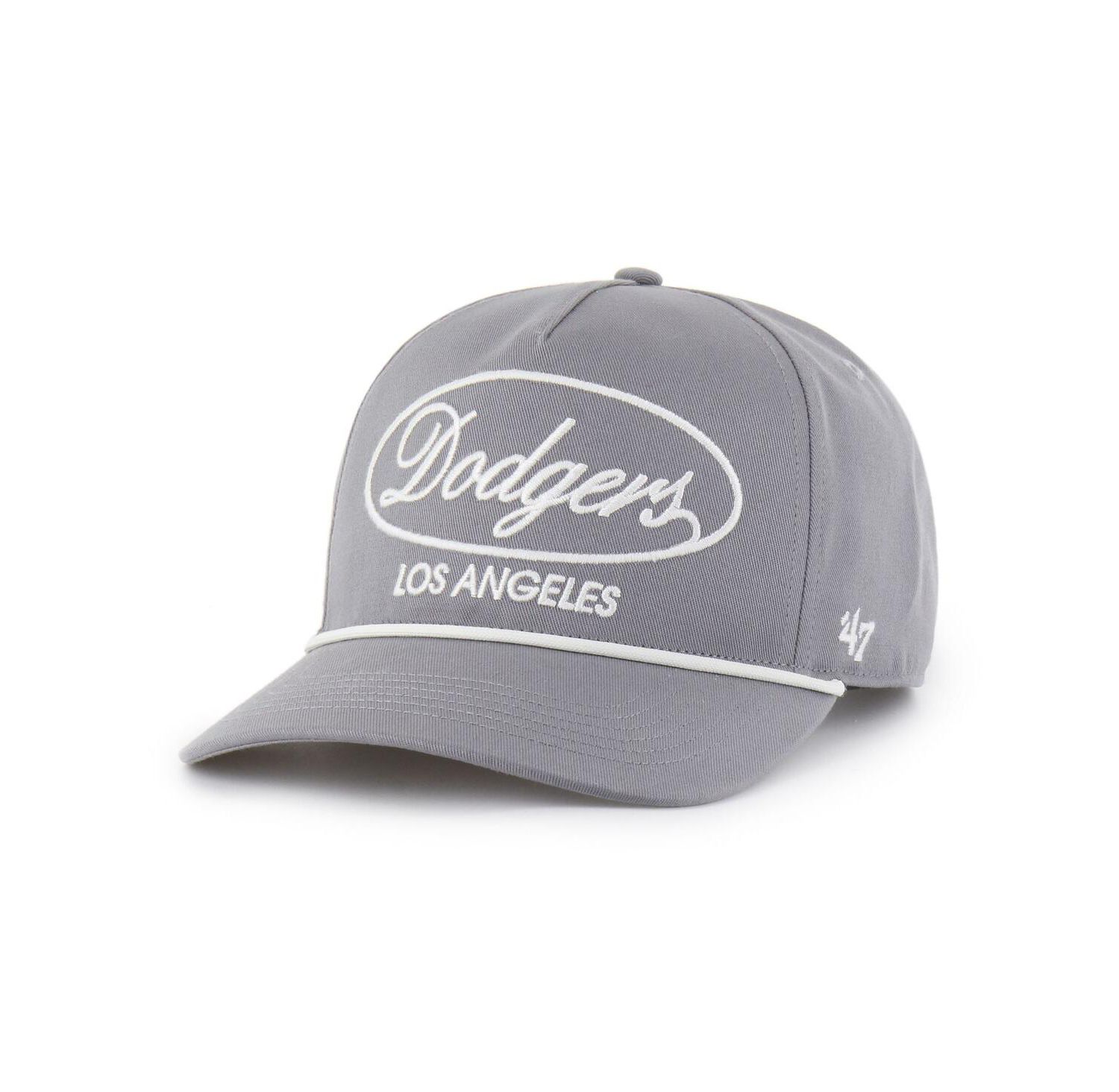 Men's Gray Los Angeles Dodgers Foundational Hitch Adjustable Hat