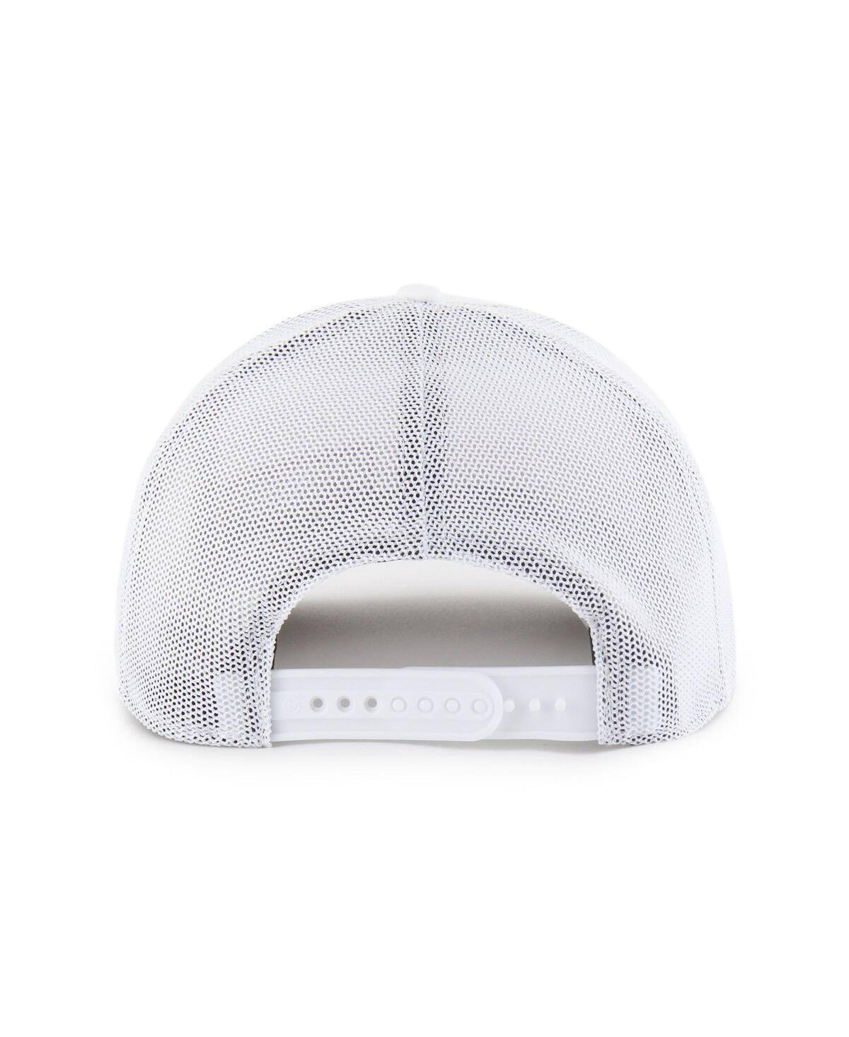 47 Brand Men's White Texas Rangers Rangefinder Brrr Trucker Adjustable Hat In White