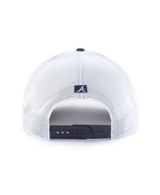 Men's Navy Atlanta Braves Brrr Downburst Mesh Hitch Adjustable Hat