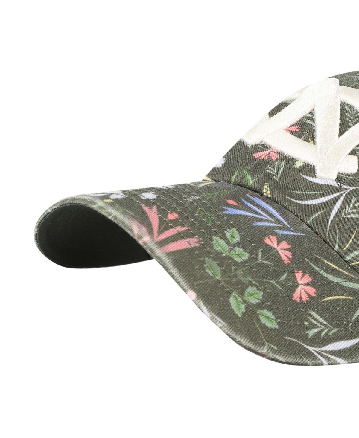 47 Brand Women's Moss Green North Carolina Tar Heels Verbena Clean Up Adjustable Hat In Green