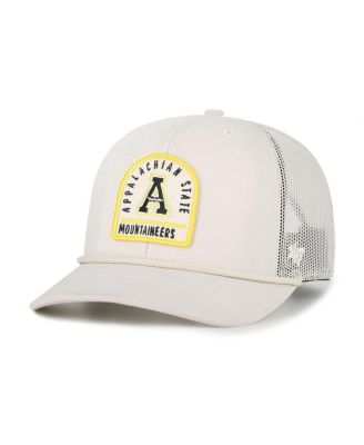 '47 Brand - Men's and Women's Cream Appalachian State Mountaineers Core Inline Gravestone Adjustable Trucker Hat