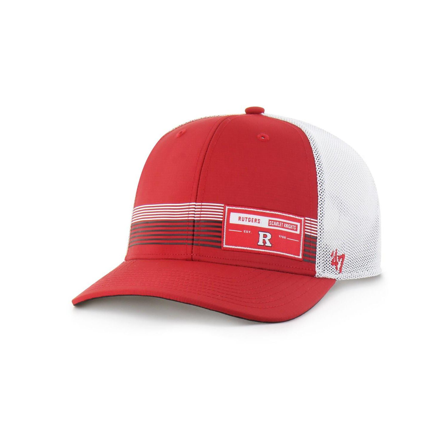 Men's Scarlet Rutgers Scarlet Knights Rangefinder Brrr Trucker Adjustable Hat