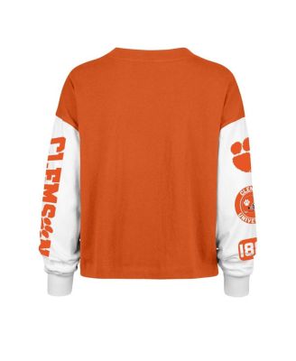 Women's Orange Clemson Tigers Sydney Long Sleeve T-Shirt