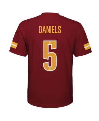 Preschool Jayden Daniels Burgundy Washington Commanders Replica Player Jersey