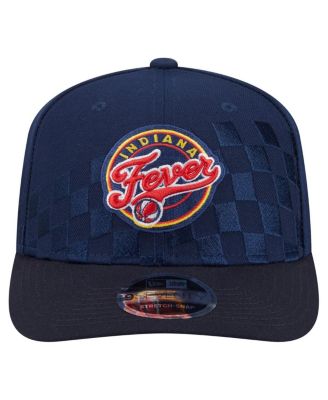 Men's and Women's&nbsp;Navy Indiana Fever 9SEVENTY Checkerboard Print Adjustable Hat
