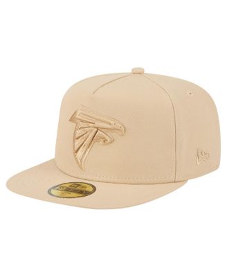 New Era - Men's&nbsp;Light Beige Atlanta Falcons Color Pack A-Frame 59FIFTY Fitted Hat