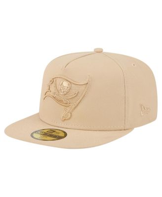 New Era - Men's&nbsp;Light Beige Tampa Bay Buccaneers Color Pack A-Frame 59FIFTY Fitted Hat
