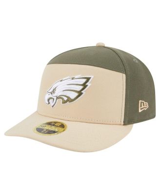 New Era - Men's&nbsp;Light Beige/Olive Philadelphia Eagles Two-Tone Color Pack Split Panel 59FIFTY Fitted Hat
