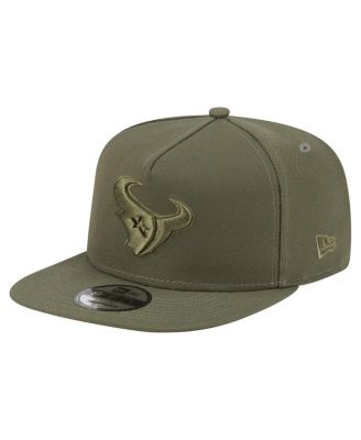 New Era - Men's&nbsp;Olive Houston Texans Color Pack A-Frame 9FIFTY Snapback Hat