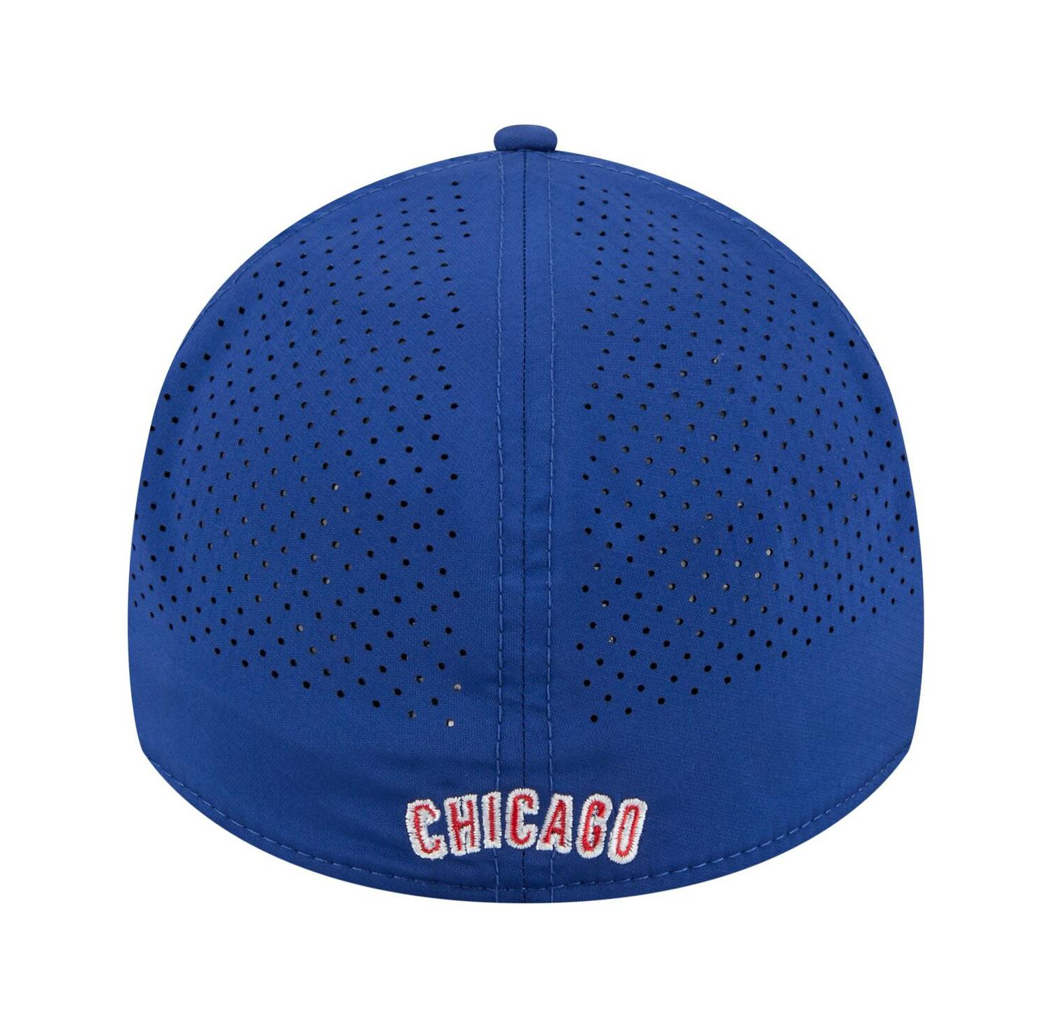 Men's Royal Chicago Cubs 39THIRTY A-Frame Perforated Flex Hat