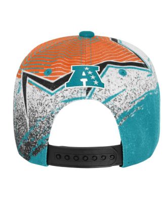 Big Boys and Girls Aqua Miami Dolphins Make Noise Adjustable Hat