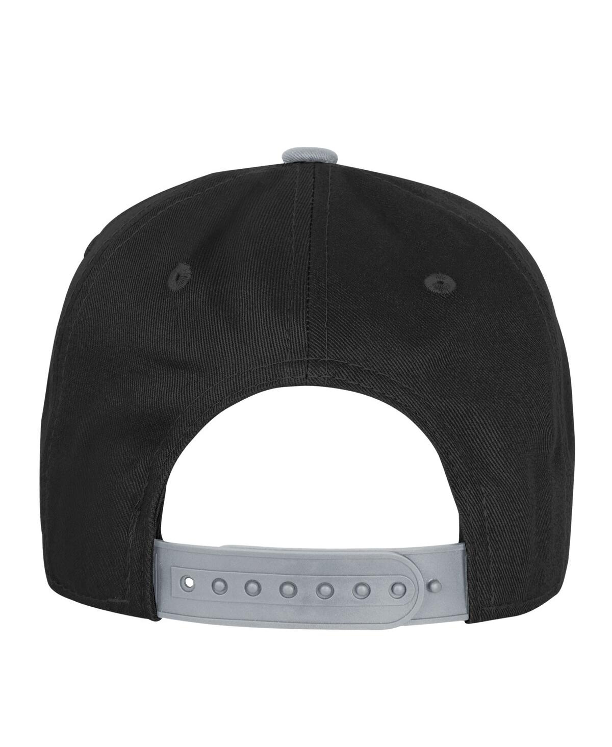 Outerstuff Big Boys And Girls Black Las Vegas Raiders True Retro Adjustable Hat In Black