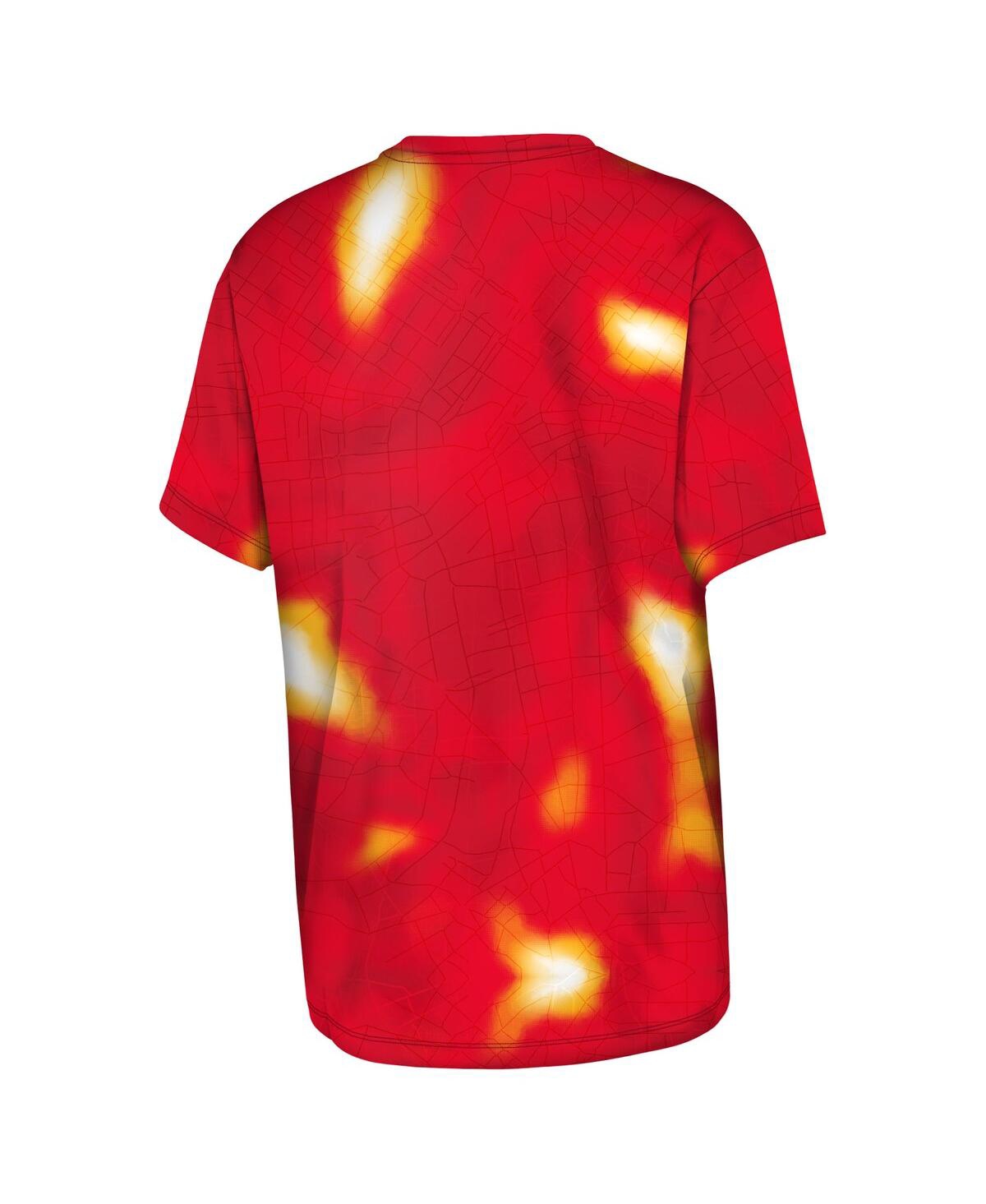Outerstuff Big Boys And Girls Red Kansas City Chiefs End Zone Dri-tek T-shirt In Red