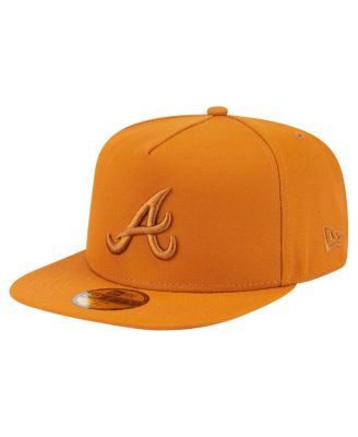 Men's Orange Atlanta Braves Color Pack A-Frame 59FIFTY Fitted Hat