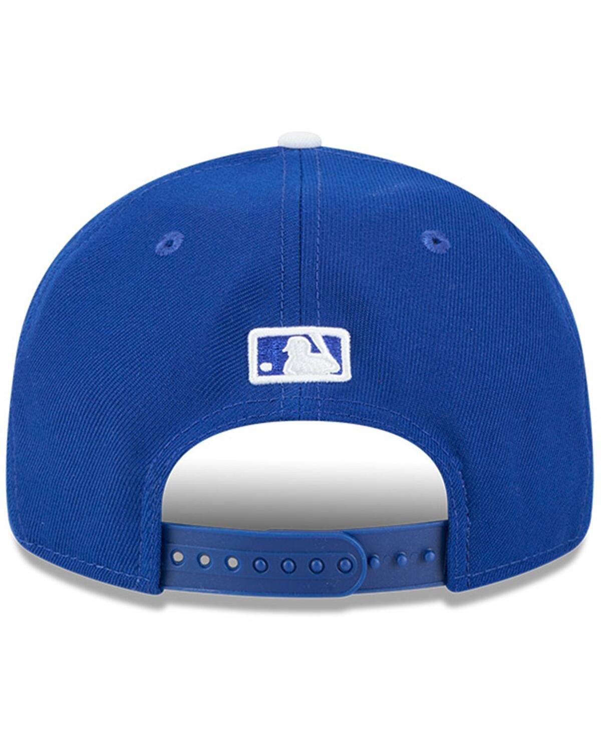 New Era Men's Royal Kansas City Royals Baseball Hall of Fame Retro Crown 9FIFTY Adjustable Hat