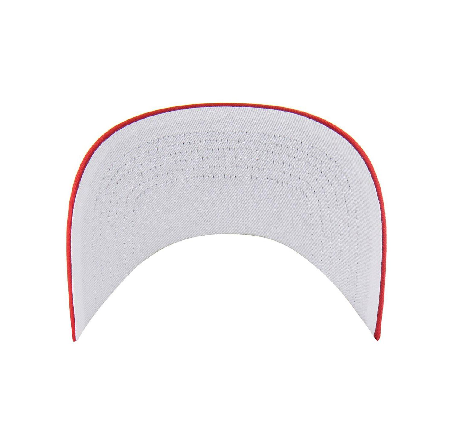 Men's White/Red Talladega Superspeedway Diamond Cut Hitch Adjustable Hat