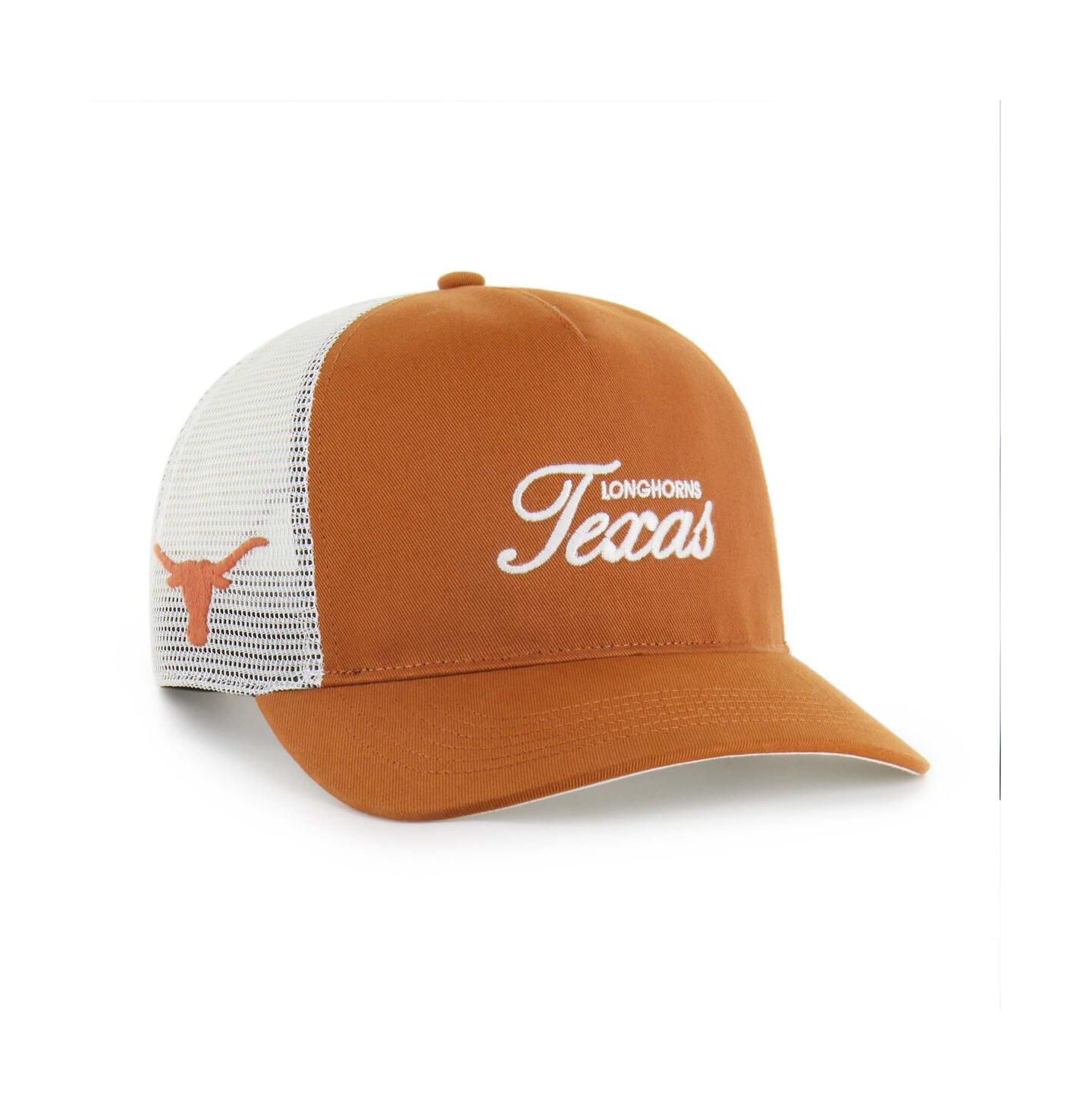 Кепка '47 Brand Burnt Orange Texas Longhorns Contemporary Basics Foundation Trucker Hitch Adjustable Hat — фото 1
