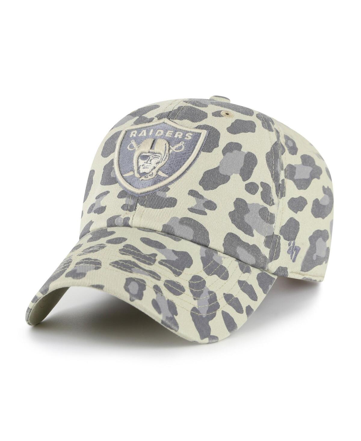 47 Brand Women's Gray Las Vegas Raiders Bagheera Clean Up Adjustable Hat In Gray