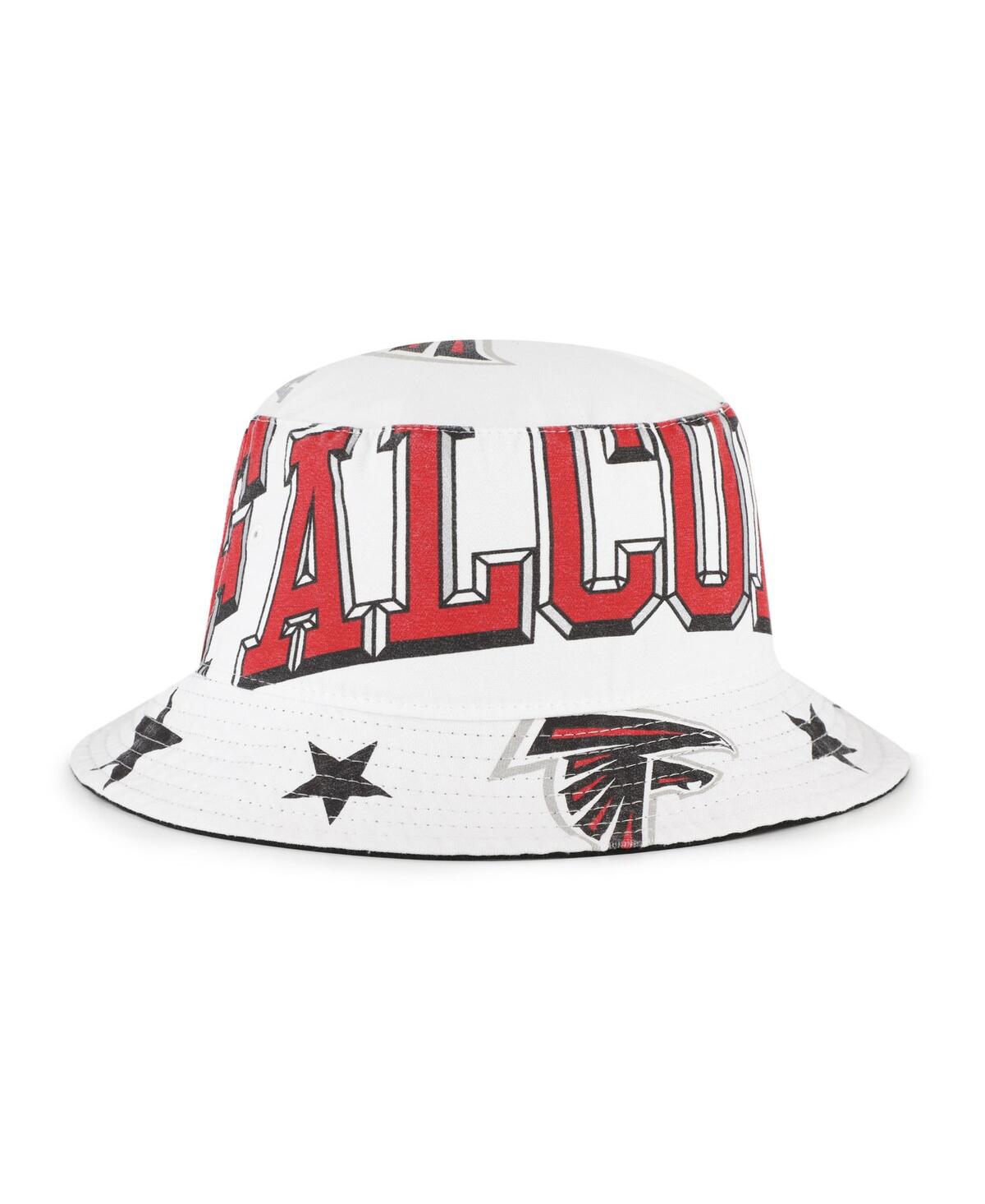 47 Brand Women's White Atlanta Falcons Energize Bucket Hat In White