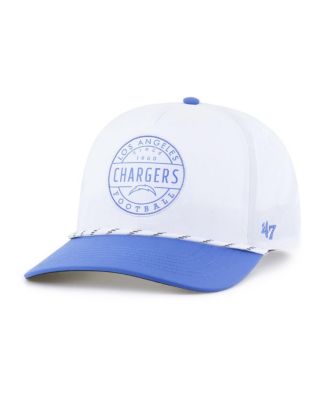 '47 Brand - Men's White/Powder Blue Los Angeles Chargers Suburbia Hitch Two-Tone Adjustable Hat