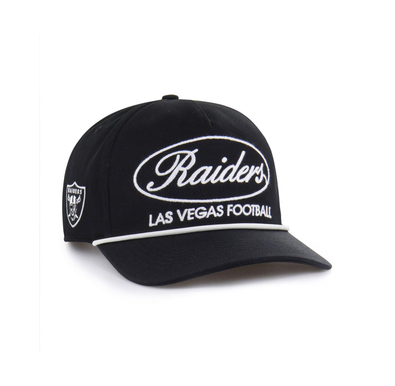 Men's Black Las Vegas Raiders Foundational Hitch Adjustable Hat