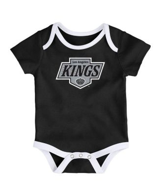 Baby Boys and Girls 3-Pack Los Angeles Kings Loyal Buddies Bodysuit Set