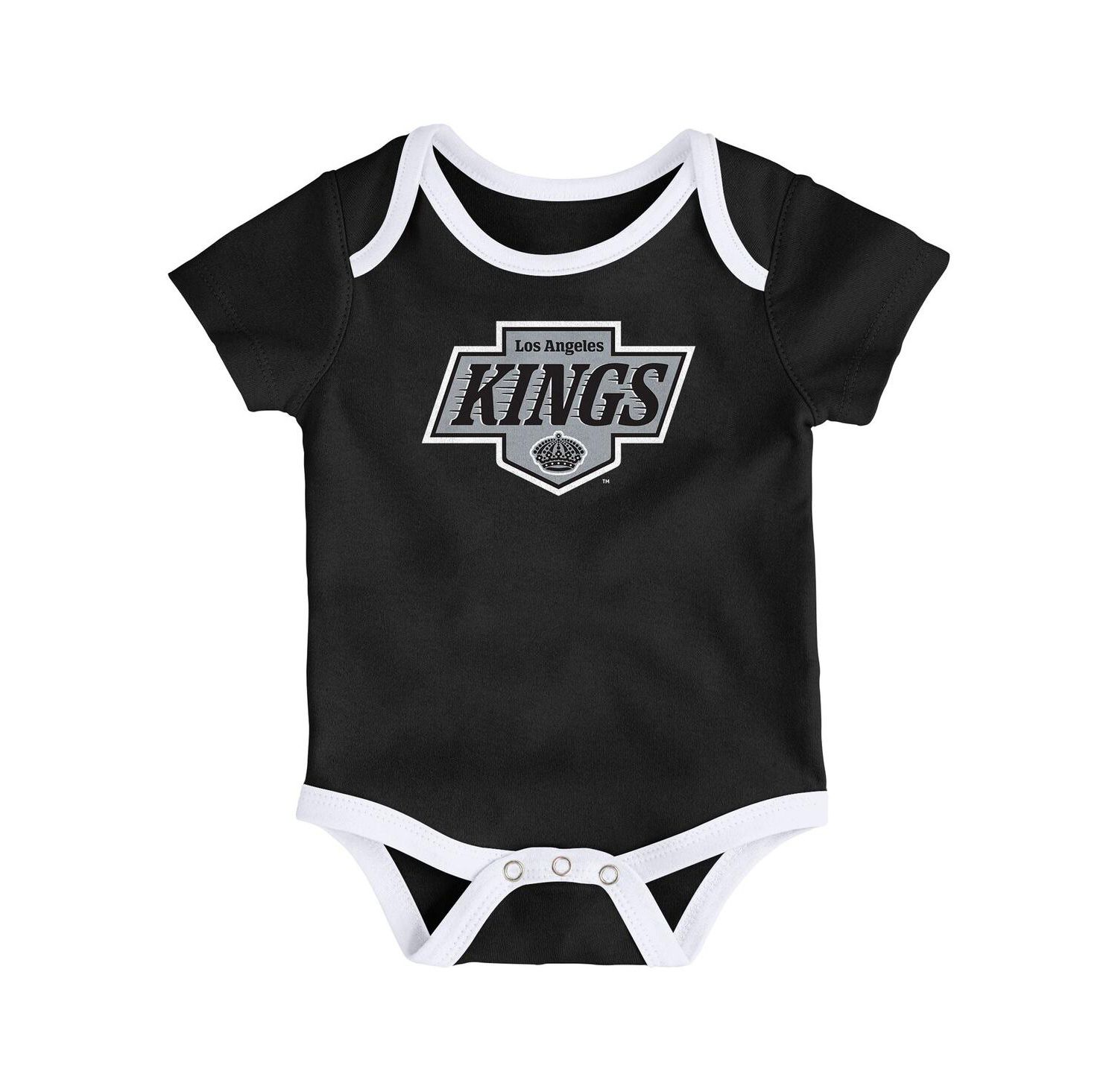 Baby Boys and Girls 3-Pack Los Angeles Kings Loyal Buddies Bodysuit Set