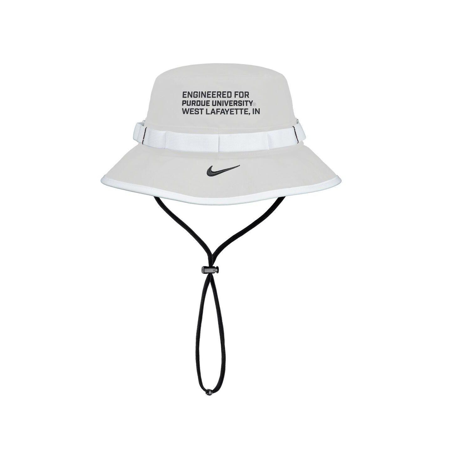 Мужская панама Nike Gray Purdue Boilermakers 2025 On-Field Boonie Performance Bucket Hat — фото 2