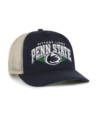 Men's Navy Penn State Nittany Lions Pomona Mesh Hitch Adjustable Trucker Hat