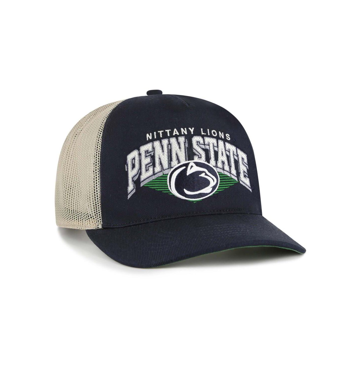 Мужская кепка '47 Brand Navy Penn State Nittany Lions Pomona Mesh Hitch Adjustable Trucker Hat — фото 2