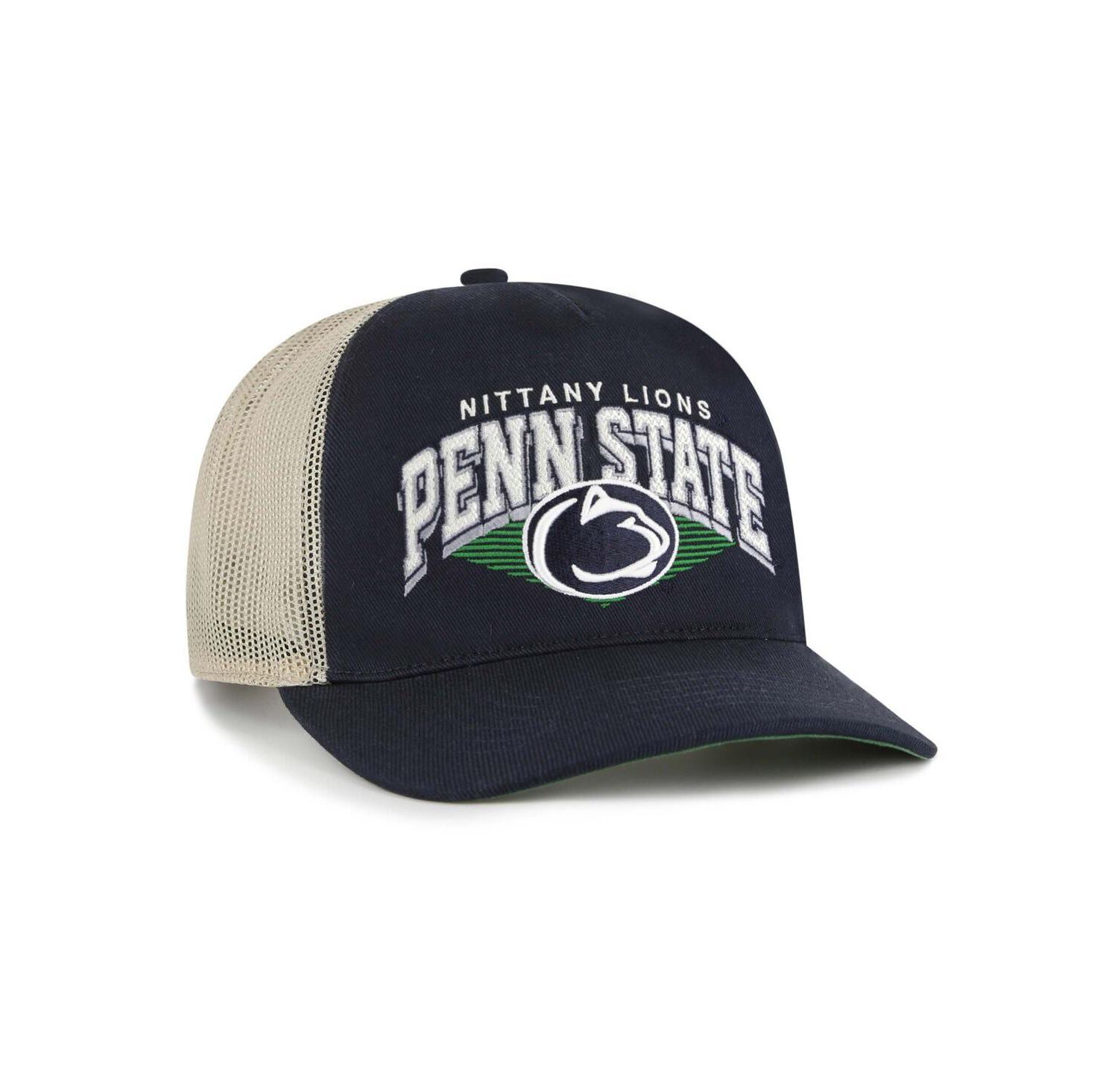 Men's Navy Penn State Nittany Lions Pomona Mesh Hitch Adjustable Trucker Hat
