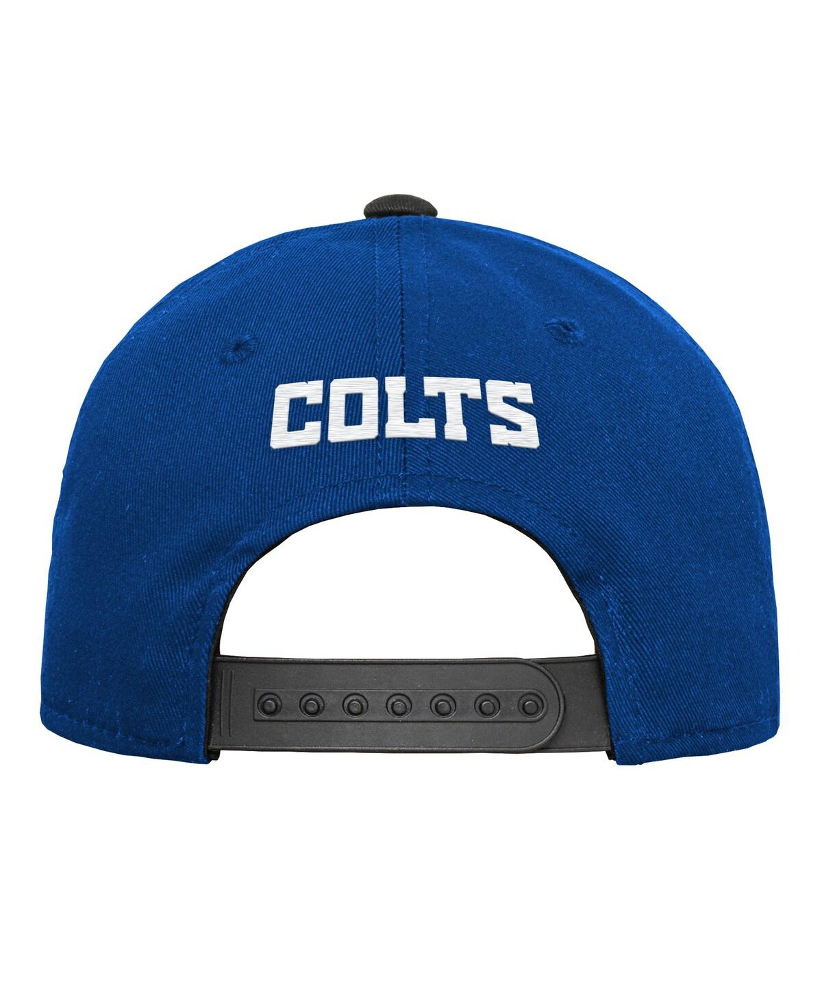 Outerstuff Big Boys And Girls Royal Indianapolis Colts Team Pre-curved Adjustable Hat In Blue