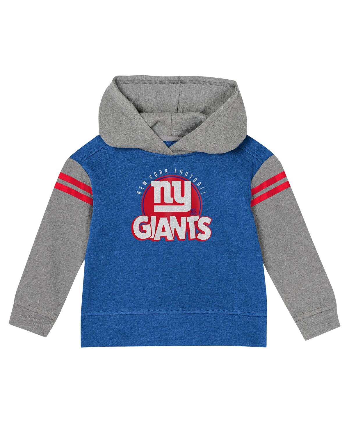 Outerstuff Toddler 2-piece New York Giants Club House Long Sleeve Hoodie Top And Leggings Set In Multi