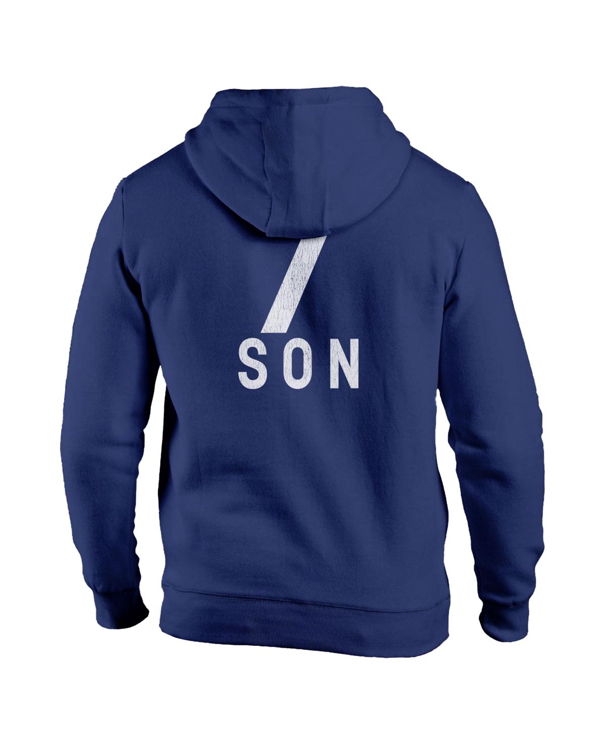 1863fc Men's Son Heung-min Navy Tottenham Hotspur Player Fleece Pullover Hoodie In Blue