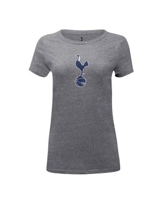Women's Heather Gray Tottenham Hotspur Color Badge Tri-Blend T-Shirt