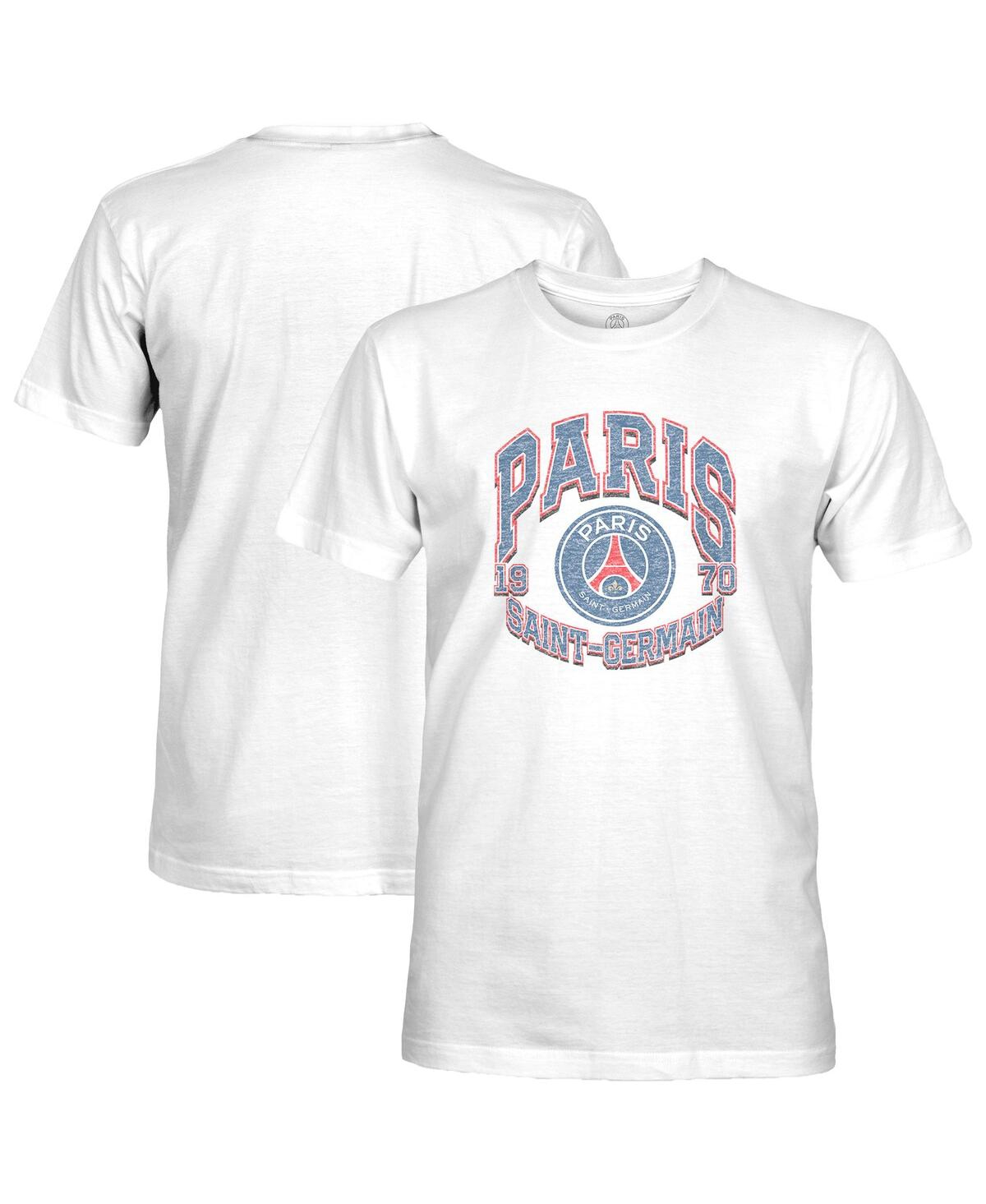 1863fc Men's White Paris Saint-germain Retro Wordmark T-shirt In White