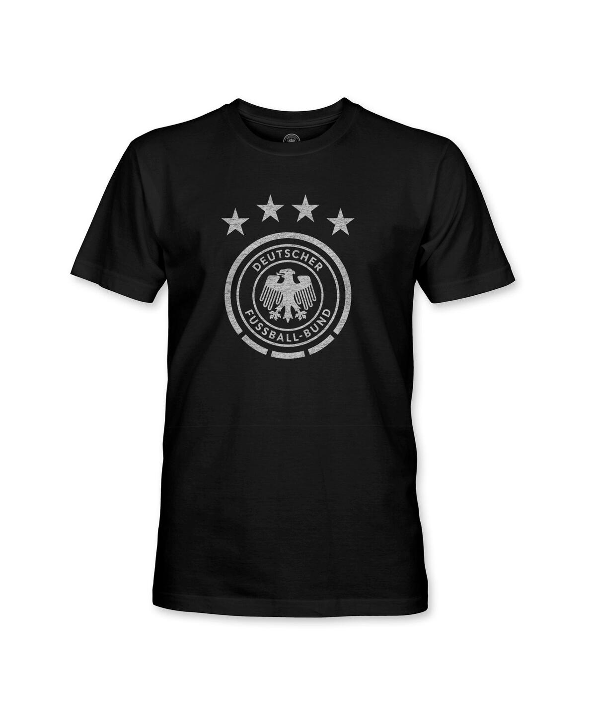 1863fc Men's Black Germany National Team Mono Badge T-shirt In Black