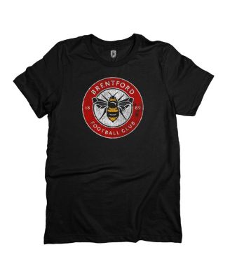 1863FC - Men's Black Brentford FC Badge T-Shirt