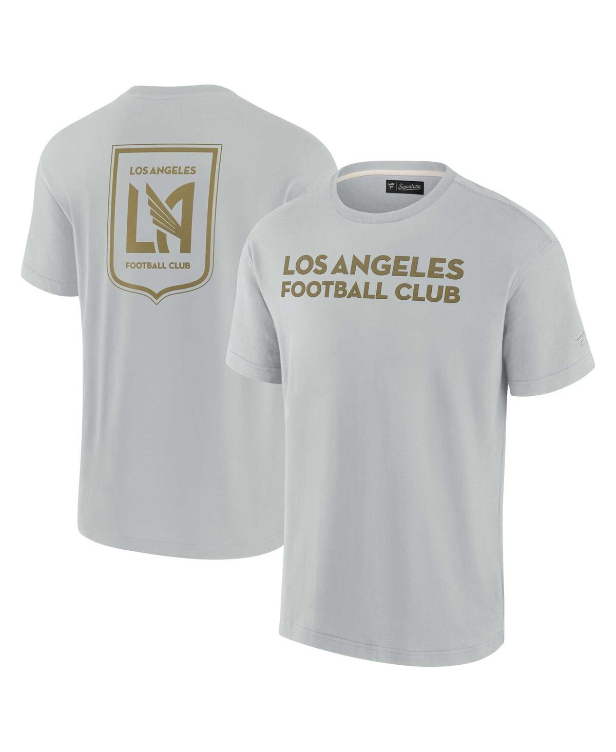 Fanatics Men's And Women's Gray Lafc Elements Super Soft Short Sleeve T-shirt In Gray