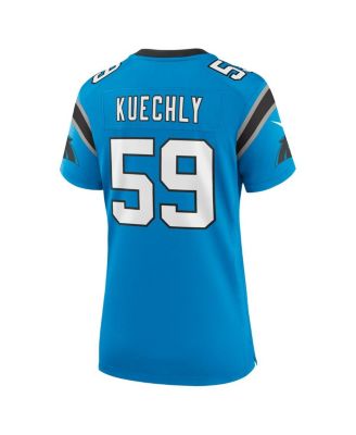 Women's Luke Kuechly Blue Carolina Panthers Retired Player Game Jersey