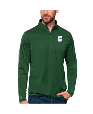Antigua - Men's Green Charlotte 49ers Tribute Quarter-Zip Top