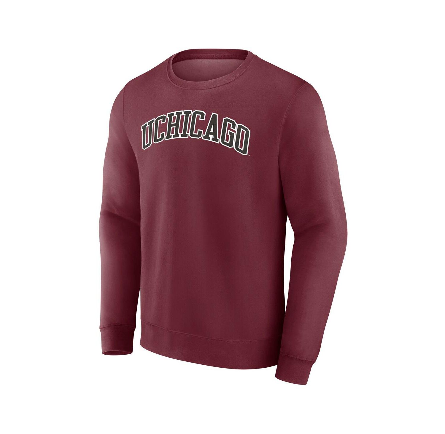 Men's Maroon UChicago Maroons Short Name Pullover Sweatshirt
