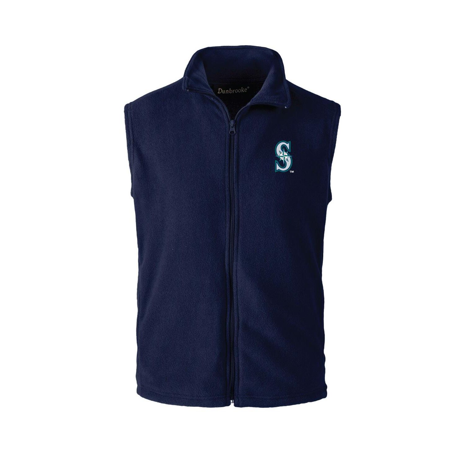 Men's Navy Seattle Mariners Full-Zip Vest
