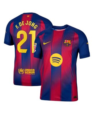 Nike - Men's Frenkie de Jong Navy Barcelona 2025/26 Home Authentic Player Jersey