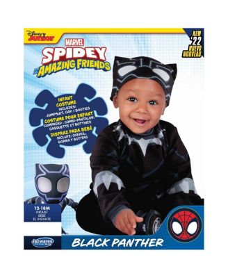 Baby Boys and Girls Black Panther Costume with Hat