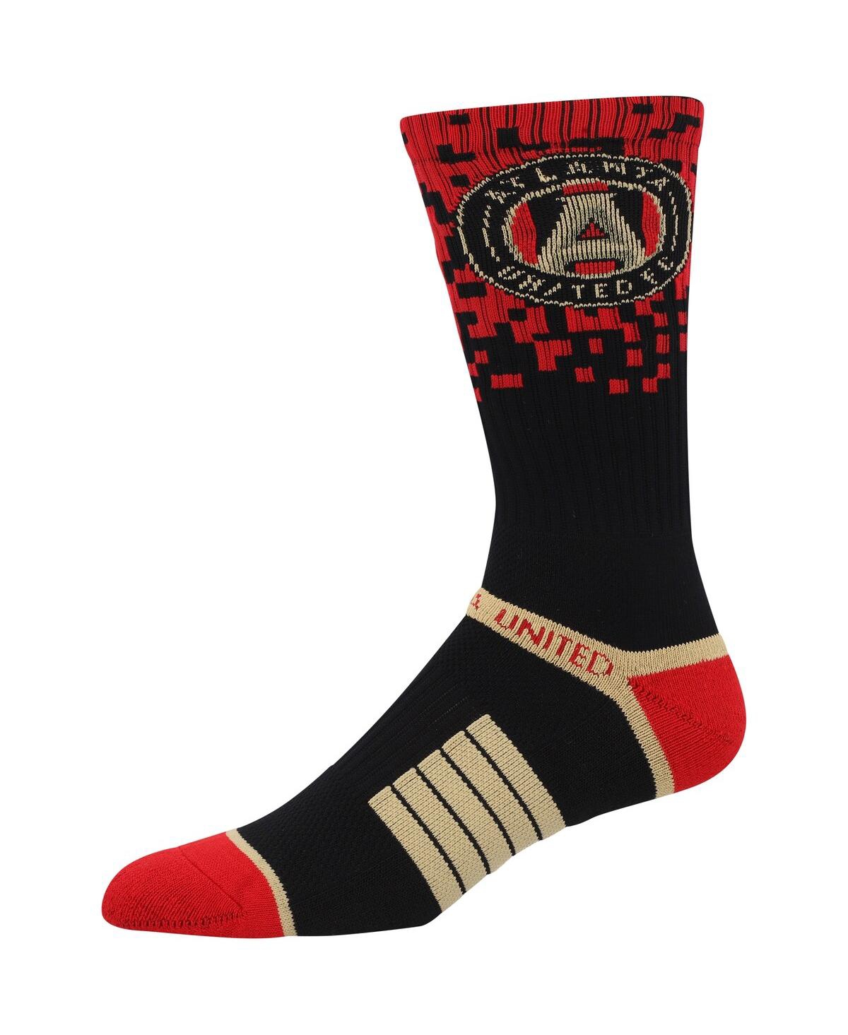 Strideline Men's Atlanta United Fc Premium 3-Pack Knit Crew Socks Set