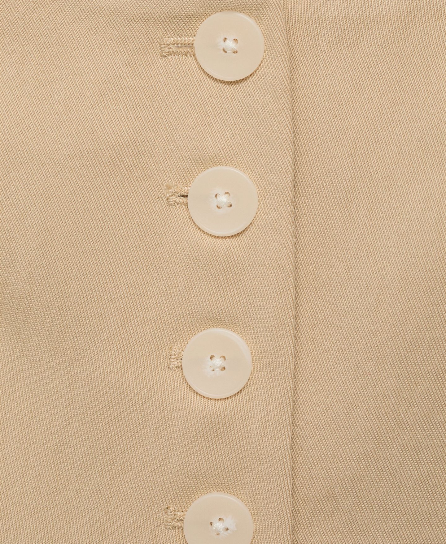 Женский жилет Mango Lyocell Suit Vest, цвет: Бежевый — фото 4