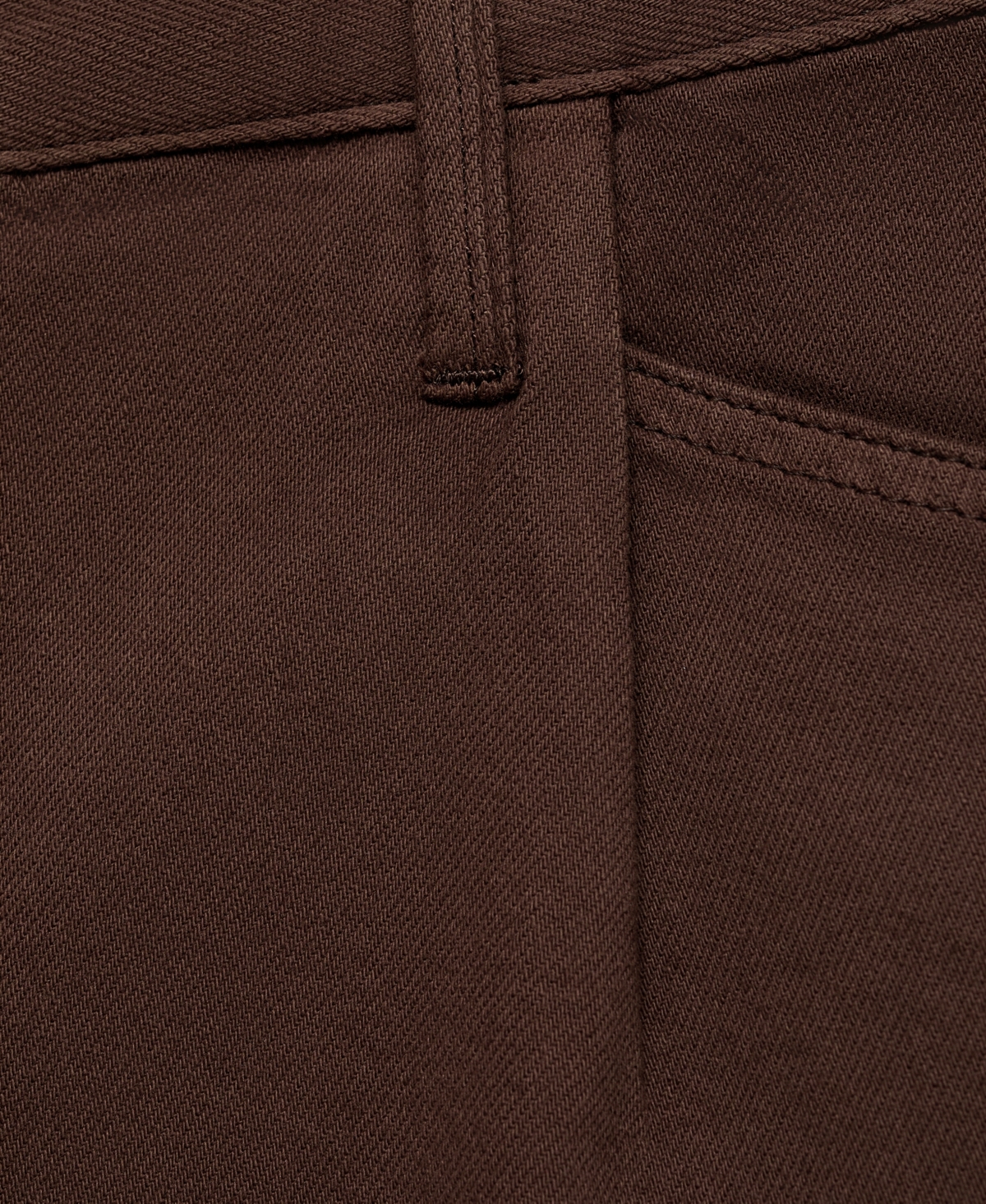 Mango Frayed Hem Denim Shorts In Brown