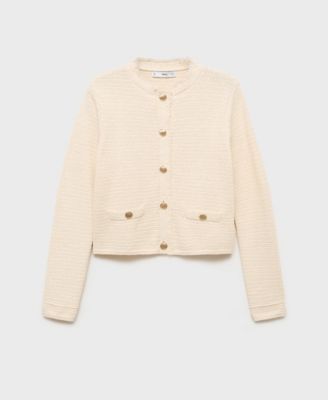 Women's Frayed Ends Knitted Cardigan